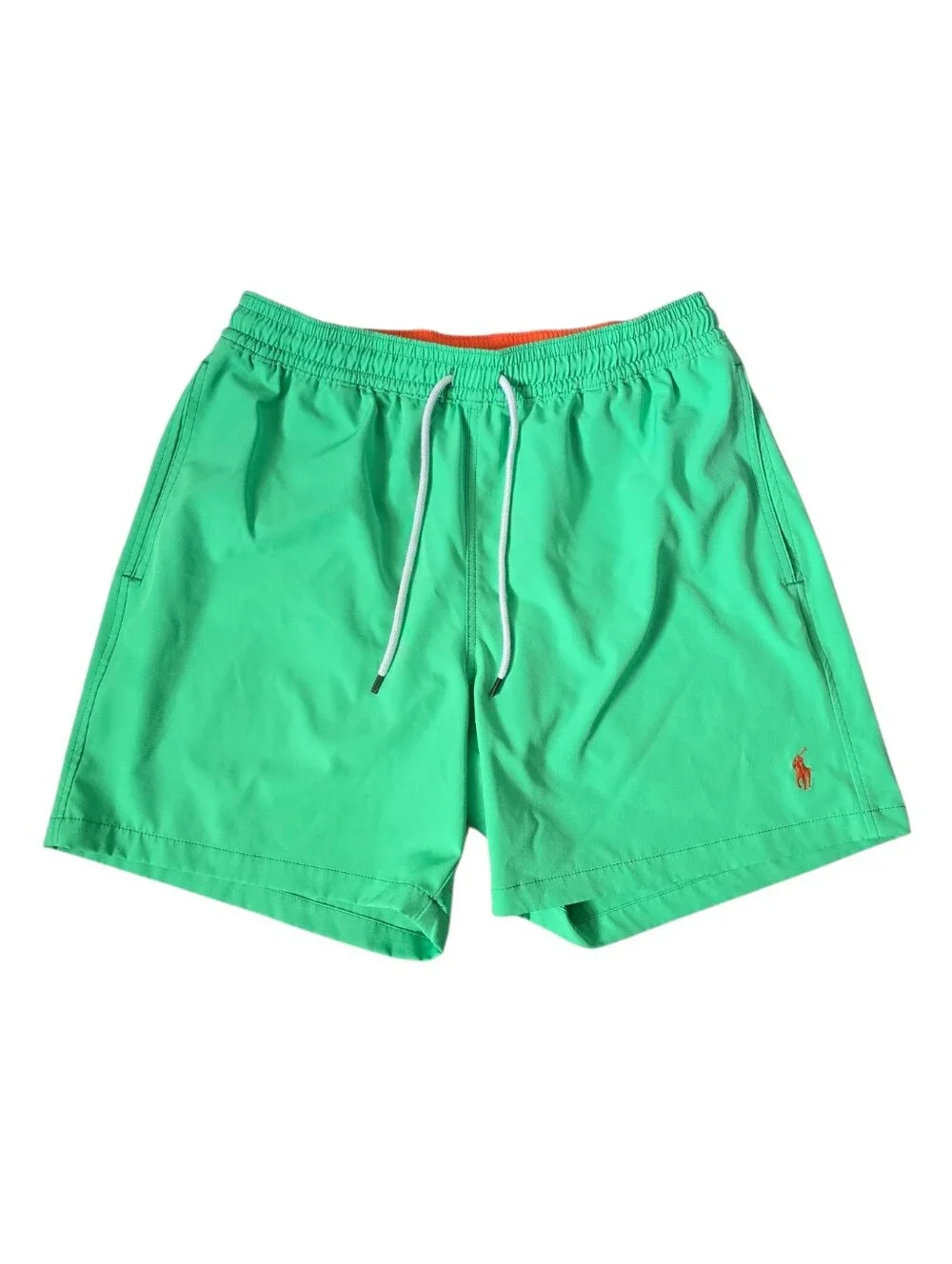 Polo Ralph Lauren Men's Traveller Swim Short in Toucan Green
